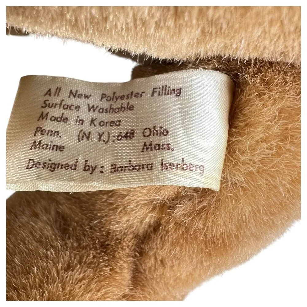 1985 VTG Camel Plush Oil Bearon North American Bear Company Stuffed Animal Toy